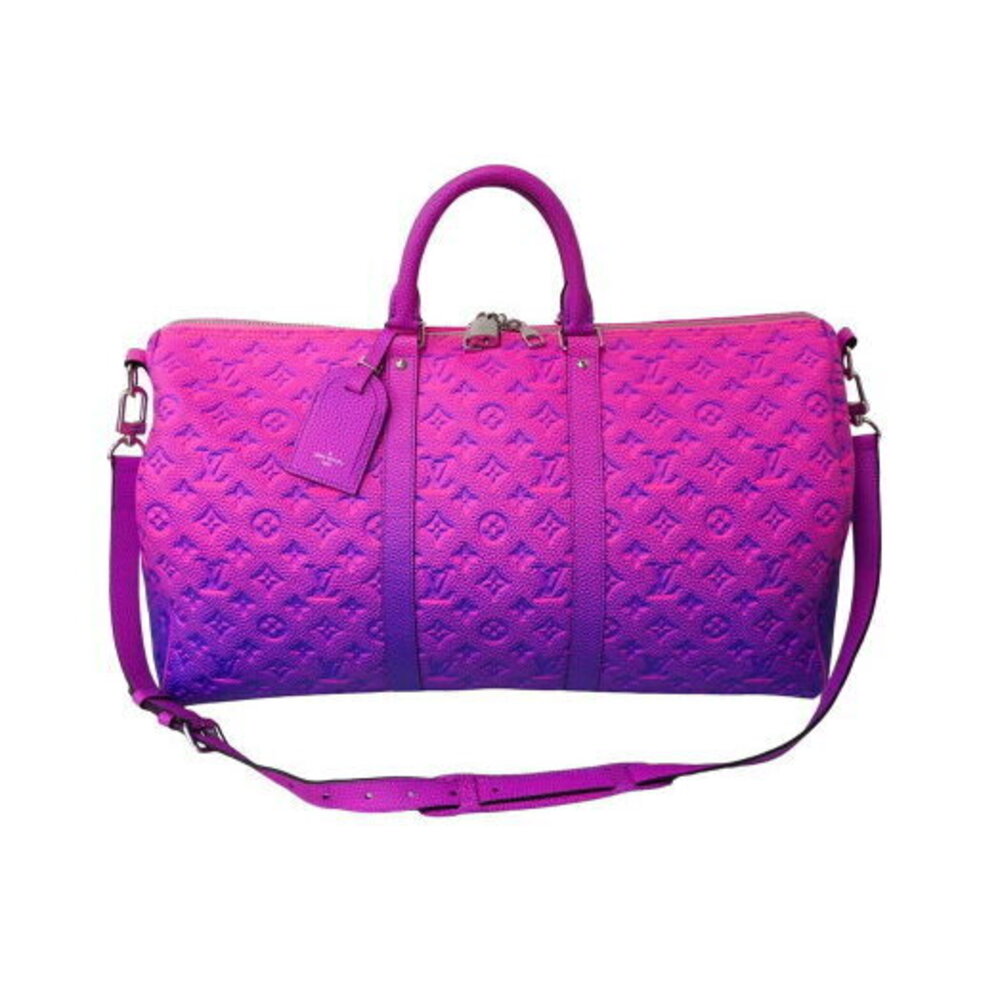 Louis Vuitton Keepall Taurillon Illusion Monogram Boston Bag